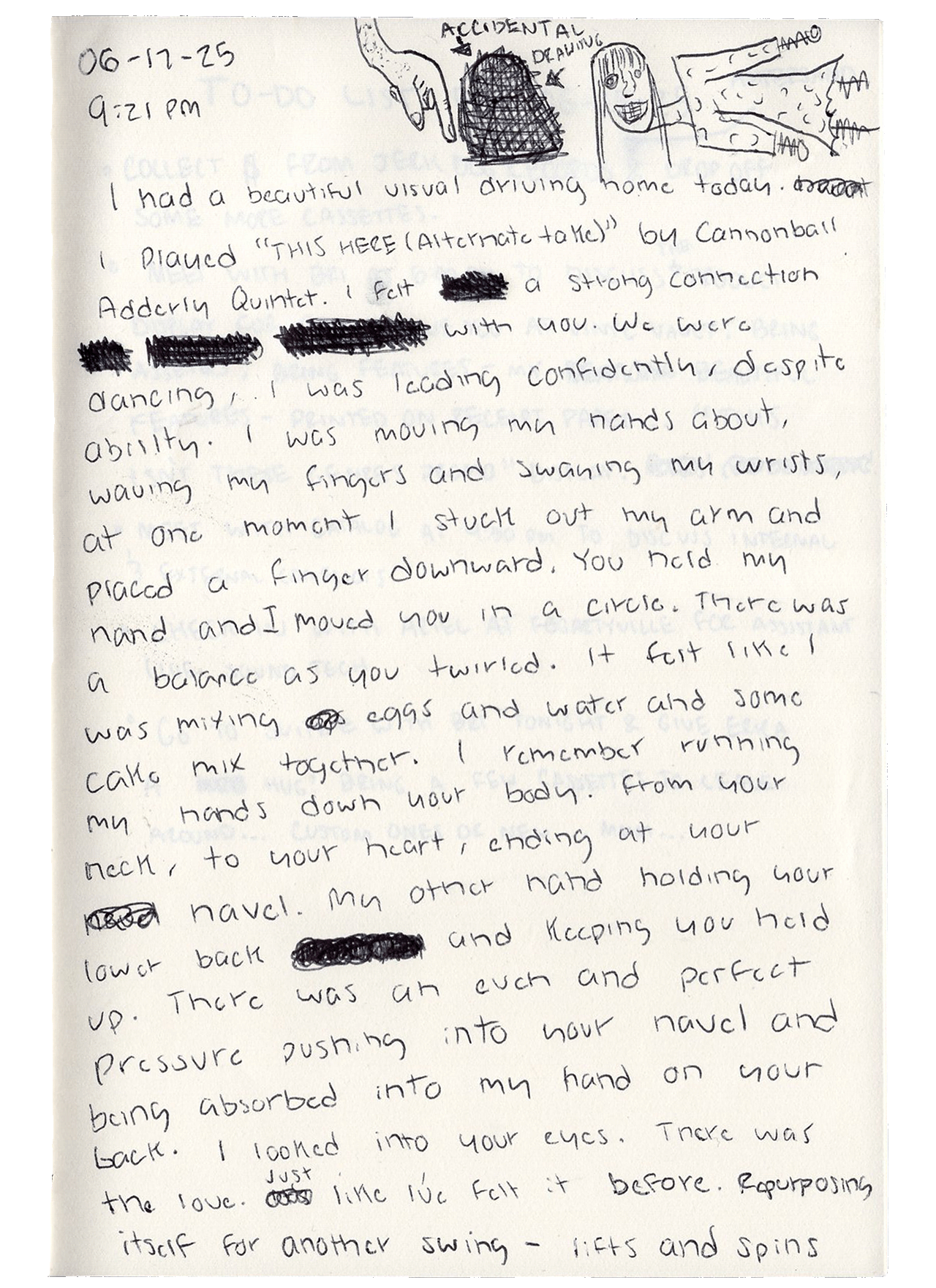letter and/or sketch